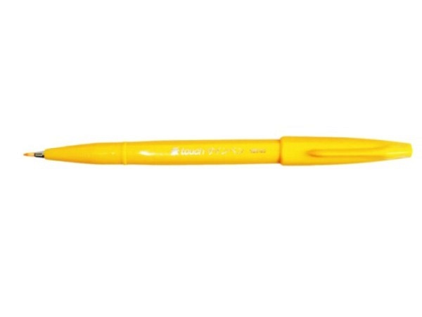 Filzstift Pentel Brush SignPen Touch gelb