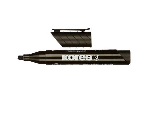 Filzstift Kores Permanent Marker K schwarz