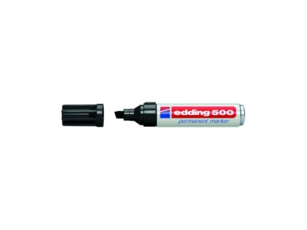 Filzstift Edding 500, wasserfest schwarz