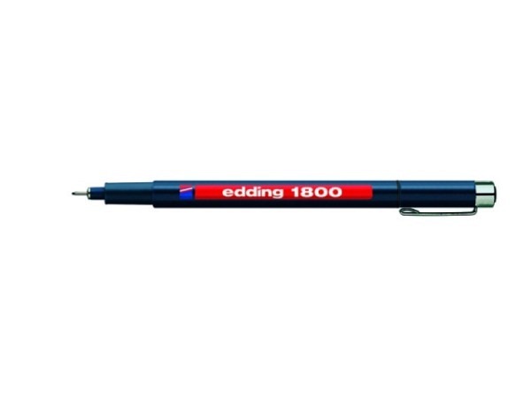 Filzstift Edding 1800 0,1 (0,25mm) blau