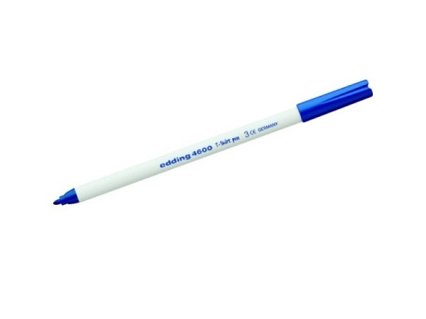 Filzstift Edding 4600 T-Shirt 1mm rund blau