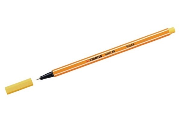 Filzstift Stabilo Point 88 44 gelb