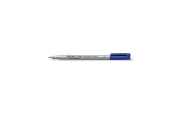 Filzstift Staedtler Lumocolor nonpermanent F blau