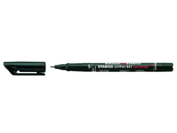 Filzstift Stabilo OHPen permanent S schwarz