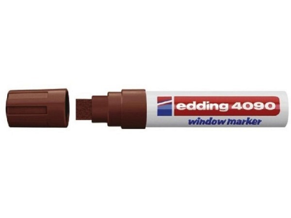 Filzstift Edding 4090 Kreidemarker 15mm braun