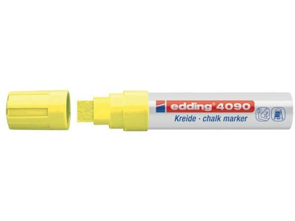 Filzstift Edding 4090 Kreidemarker 15mm neongelb
