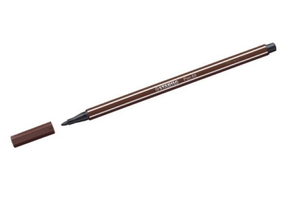 Filzstift Stabilo Pen 68 1mm braun 