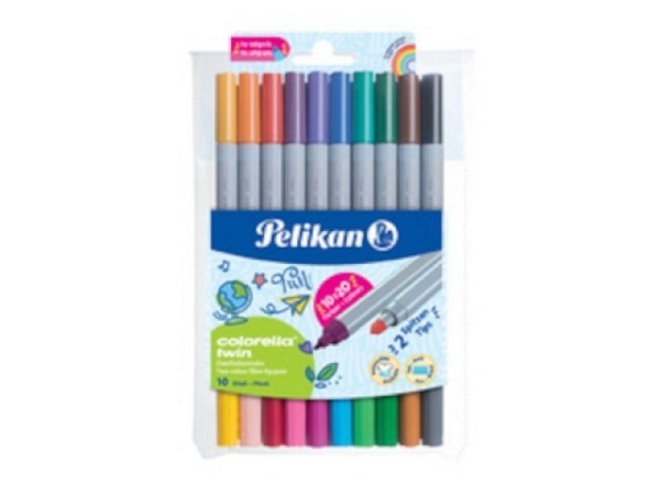 Filzstift Pelikan Colorella twin 10Stk. Zweifarbig