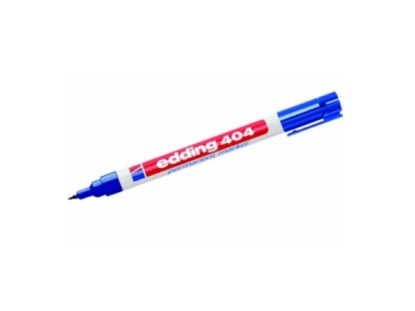 Filzstift Edding 404 wasserfest 0,7mm rund blau