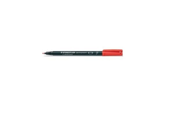 Filzstift Staedtler Lumocolor permanent F rot