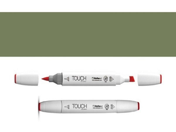 Filzstift Touch Pinselstift 42 bronze green