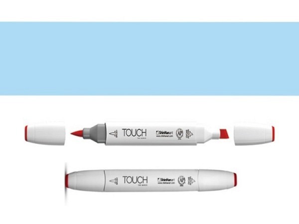 Filzstift Touch Pinselstift 185 Pale Blue Light