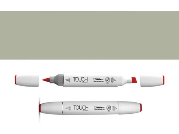 Filzstift Touch Pinselstift 232 grayish green pale
