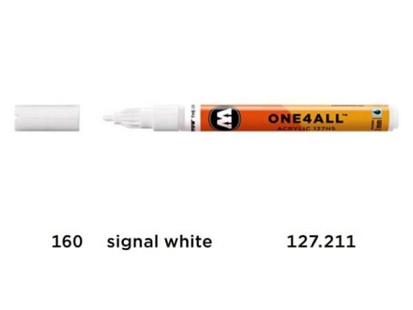 Filzstift Molotow One4all 127HS signal white 160