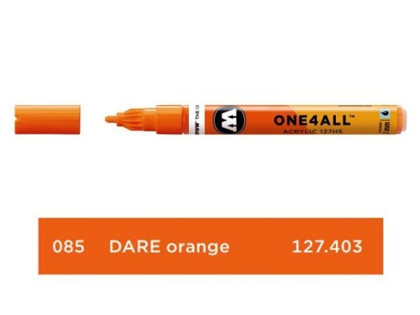 Filzstift Molotow One4all 127HS-CO dare orange 085