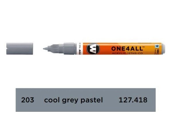 Filzstift Molotow One4all 127HS-CO cool grey 203