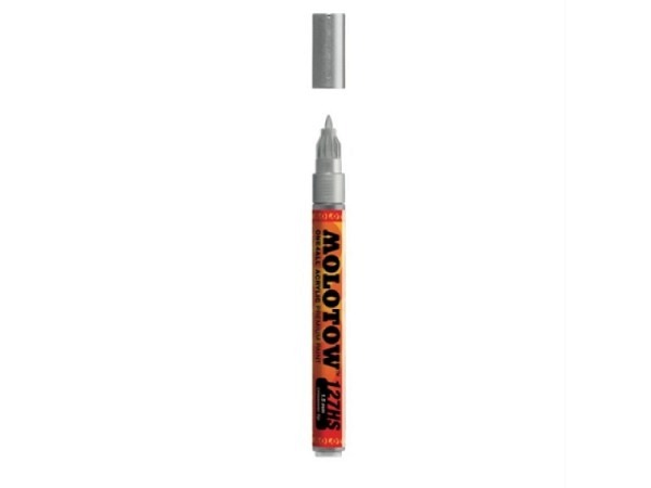 Filzstift Molotow One4all 127HS-CO metallic silver 227