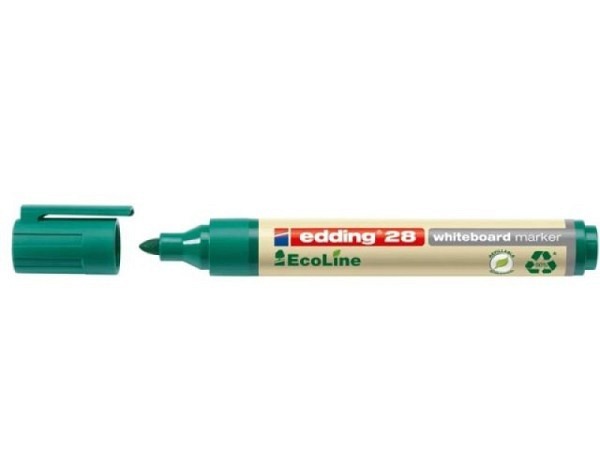 Filzstift Edding 28 EcoLine Permanent Marker grün 1-3mm