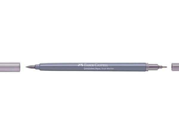 Filzstift Faber-Castell Goldfaber Aqua Dual Marker purple grey 279