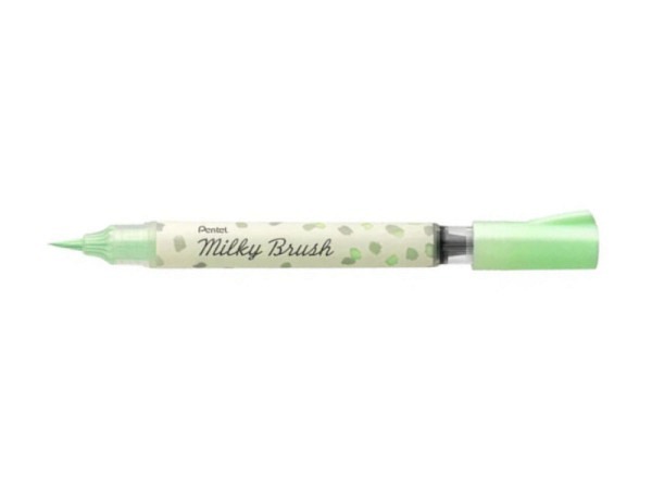 Filzstift Pentel Milky Brush pastell grün