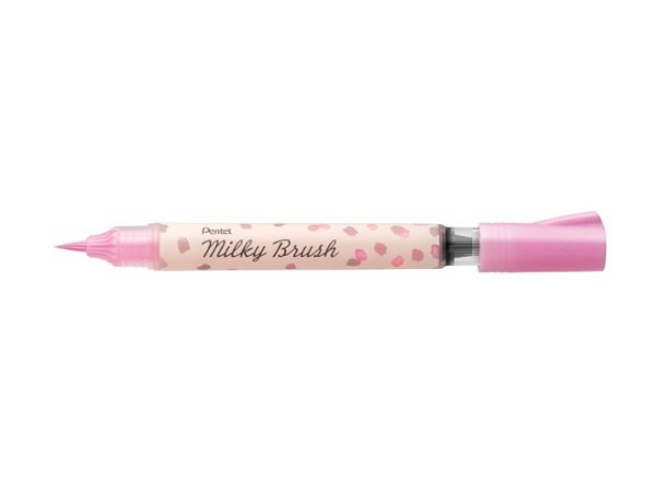 Filzstift Pentel Milky Brush pastell pink