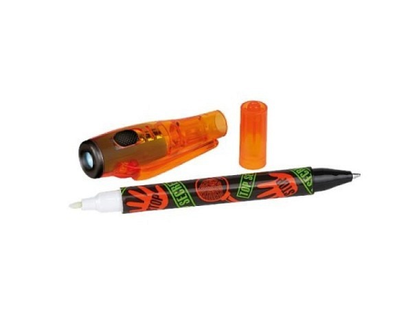 Kugelschreiber Moses Geheimcodestift 2 in 1