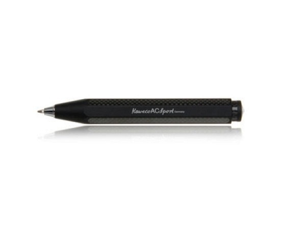 Kugelschreiber Kaweco AC Sport schwarz achtkant. Aluminium