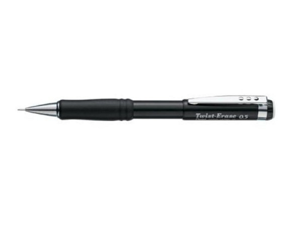 Feinminenstift Pentel Twist Eraser 0,5mm schwarz