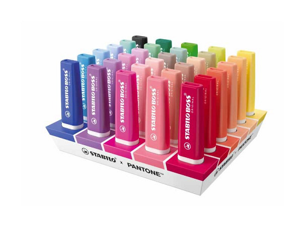 Leuchtstift Stabilo Boss 30er Tischset Pantone