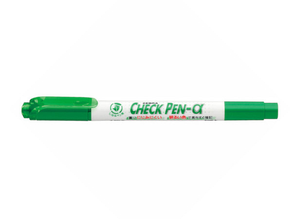 Leuchtstift Zebra Check Pen-a grün
