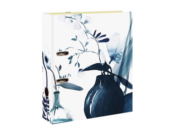 Ordner Clairefontaine Inkebana A4 7cm mit neongelber Innenseite