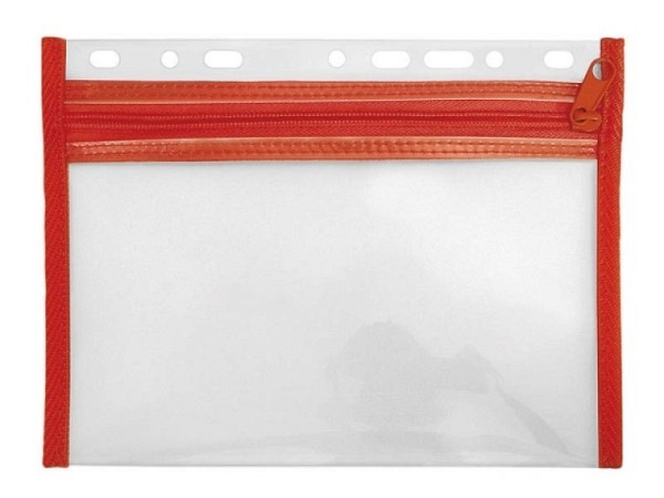 Zeigtaschen Veloflex Velobag XXS A5 rot PP-Folie textilverst