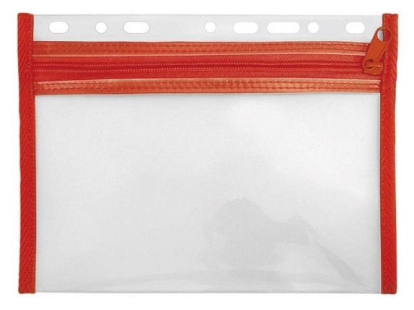 Zeigtaschen Veloflex Velobag XS A4 rot PP-Folie textilverst.