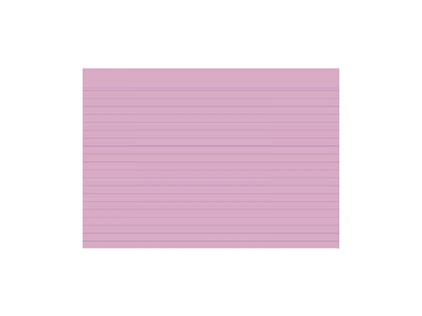 Karteikarten Exacompta A8 liniert rosa