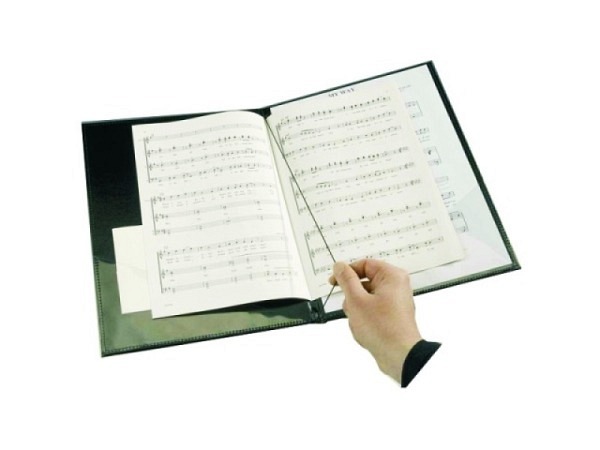 Klemmhefter Leuchtturm Notenmappe schwarz