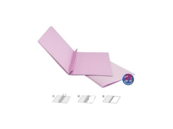 Selbstbinder Biella Attraction A4 lila, magnetische Klemmmappe