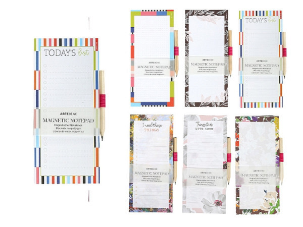 Notizblock Artebene 8x18cm assortiert