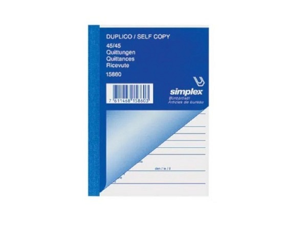 Quittung Simplex Duplico A6 15860