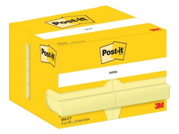 Haftnotizen Post-it 51x76mm gelb 12 Blöcke