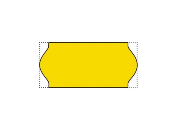 Etiketten Kendo neongelb 26x12mm zu Preisauszeichnungs.