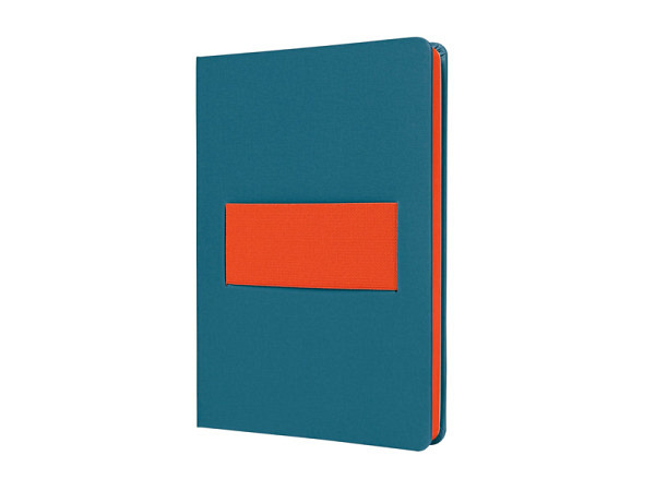 Notizbuch Sigel Linescape A5 Blue/Papaya