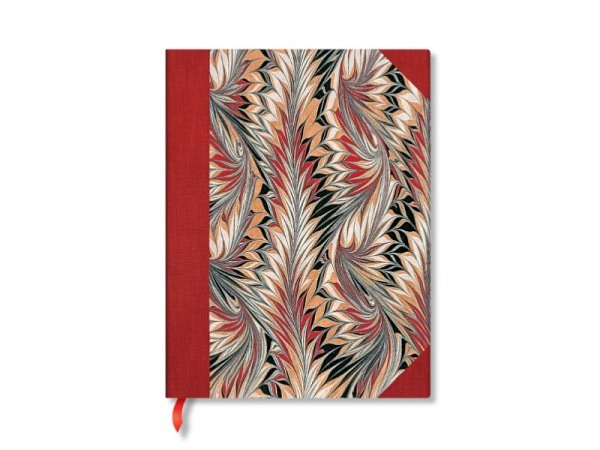 Notizbuch Paperblanks Cockerells marmoriertes Papier Rubedo, Mini