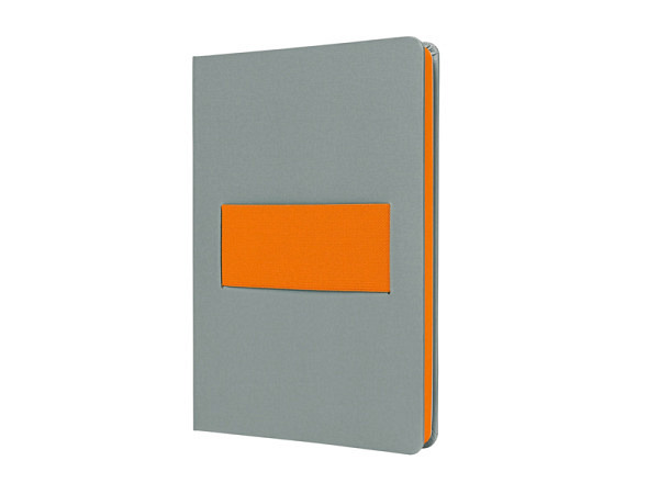 Notizbuch Sigel Linescape A5 Grau/Orange