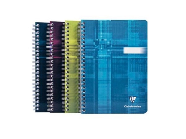 Heft Clairefontaine A5 liniert farbig sortiert