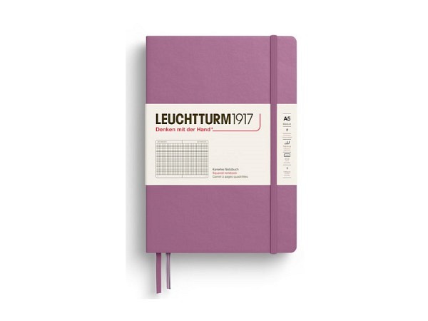 Notizbuch Leuchtturm Medium punktkariert Softcover dusty rose