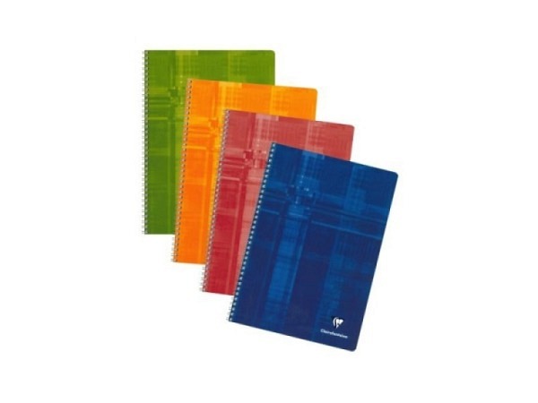 Heft Clairefontaine A4 farbig sortiert 4mm kariert