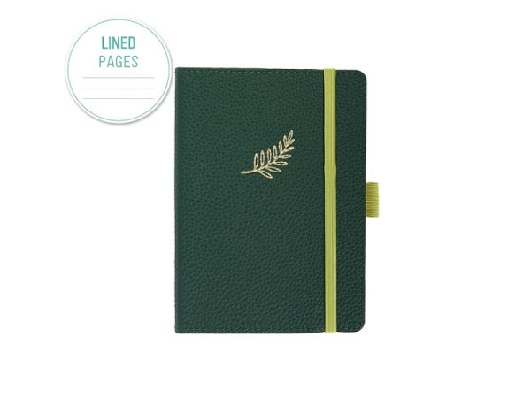 Notizbuch Artebene Slim Line grün A6 liniert