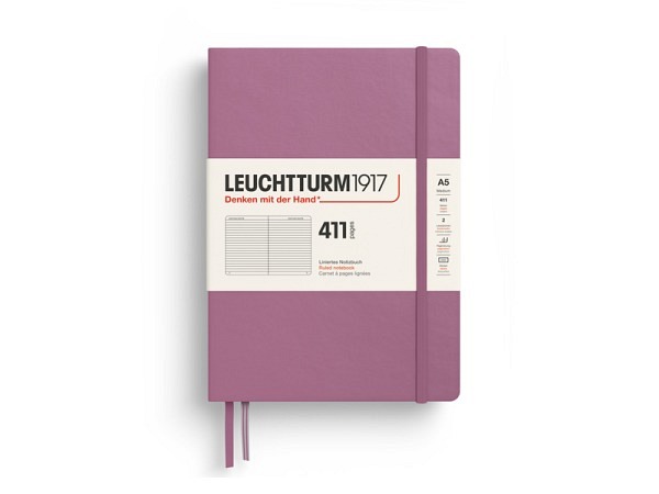 Notizbuch Leuchtturm 411 A5 Medium Hardcover Dus..