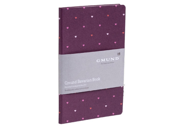 Notizbuch Gmund Bavarian Book merlot