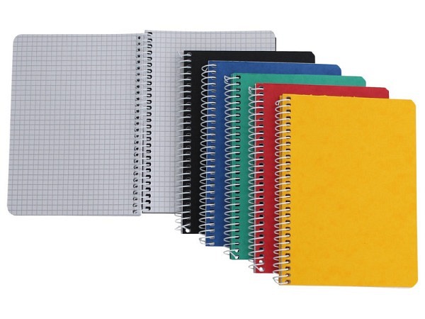 Heft Natura Line Pressspanumschlag Spirale A6 hoch 4mm